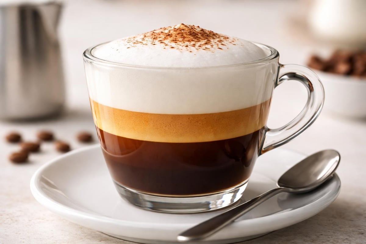 Proportions du cappuccino traditionnel