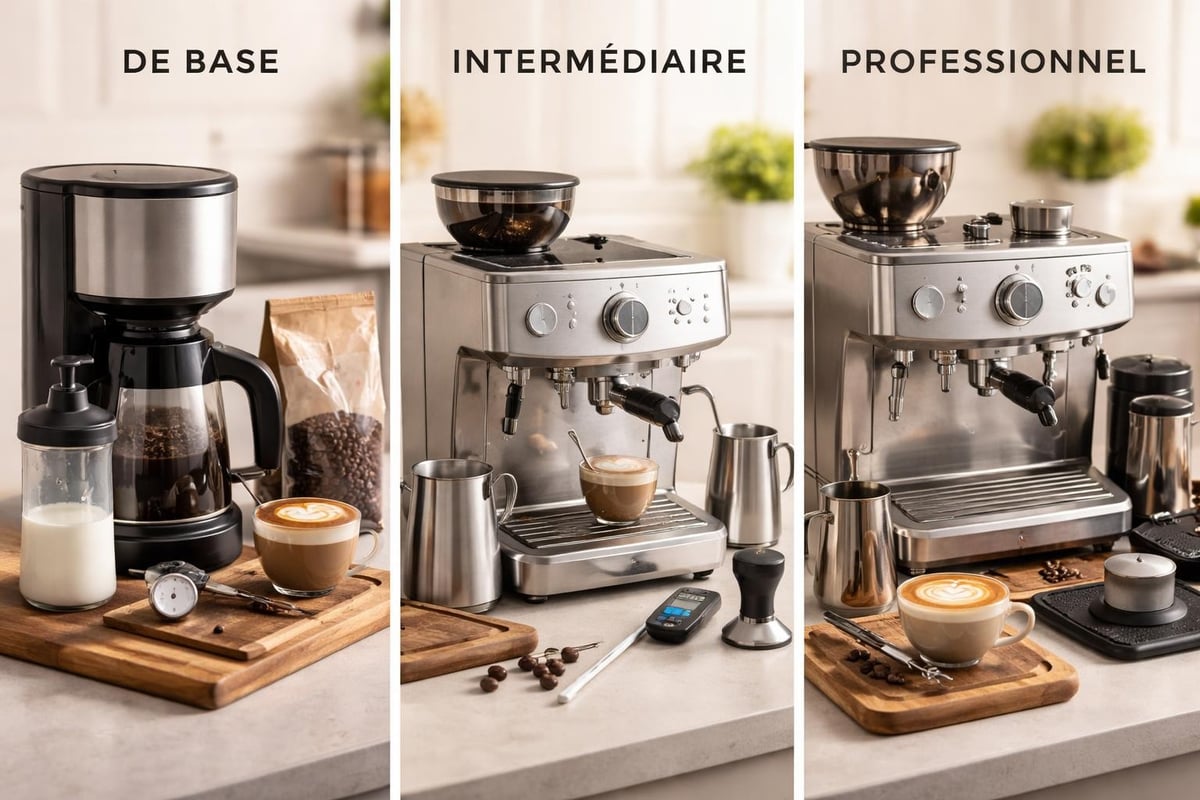 Équipement cappuccino maison