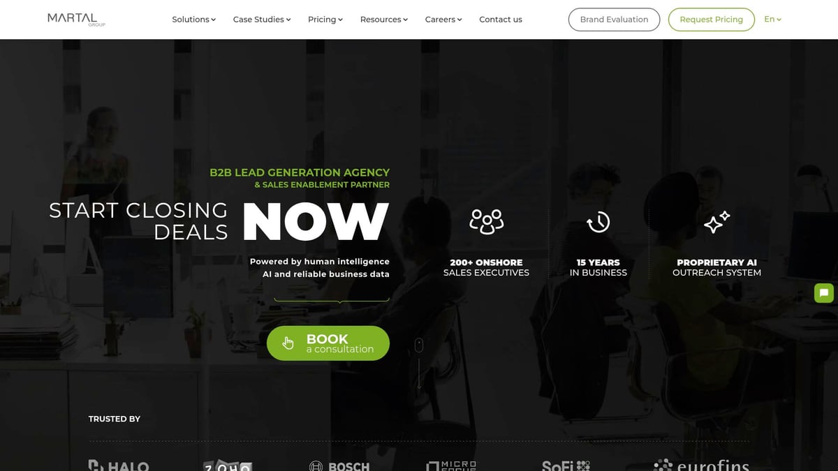 12 Leading Lead Generation Companies to Watch in 2026 - Martal Group