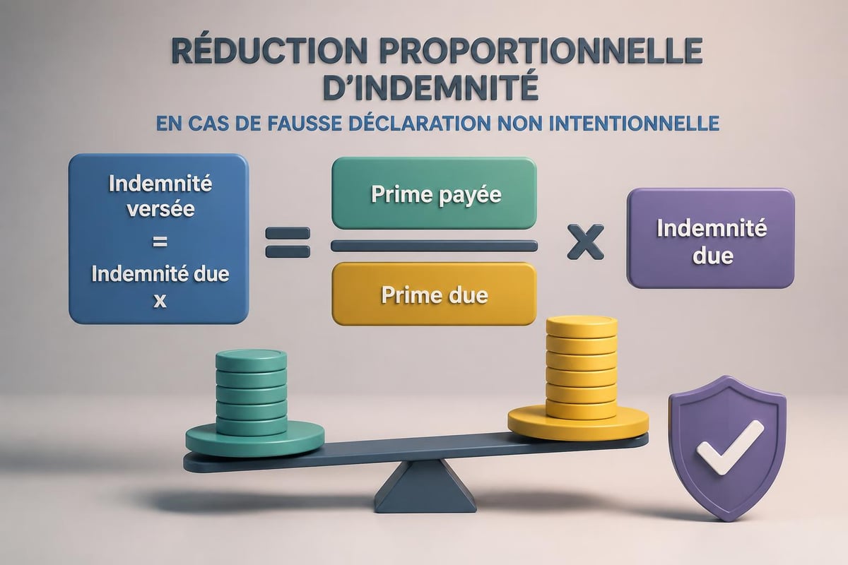 Calcul de réduction proportionnelle