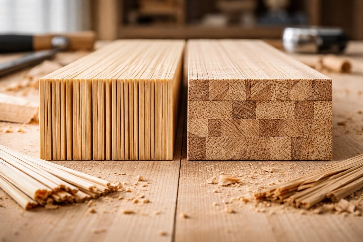 Bambus fiberstyrke sammenligning