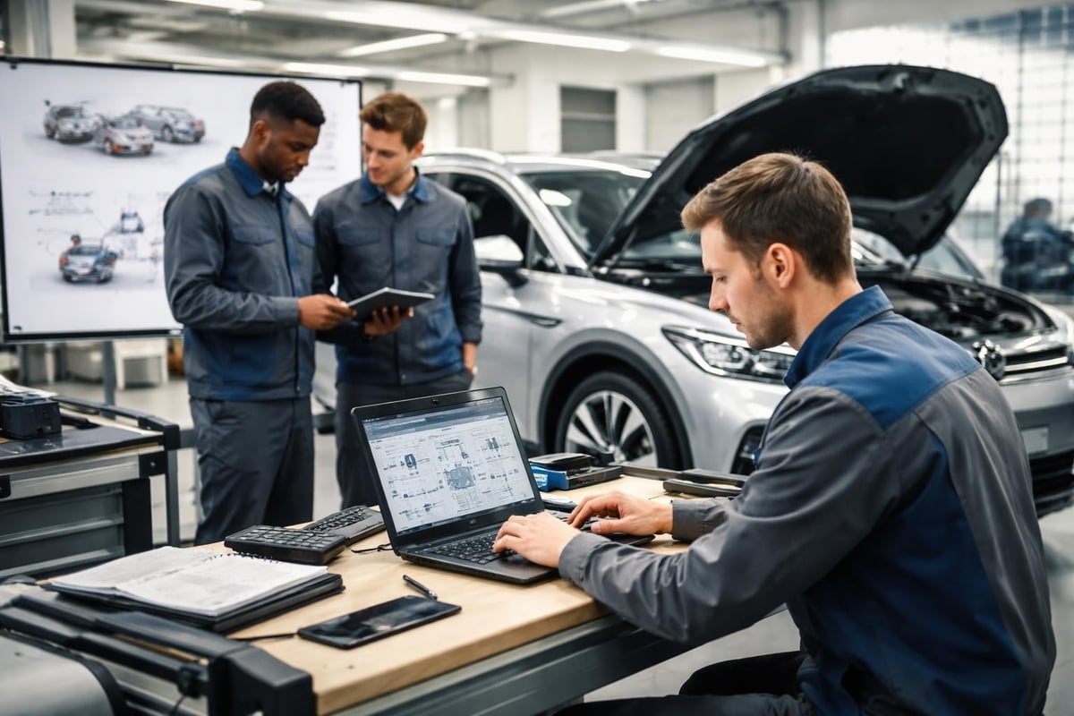 VW technician training