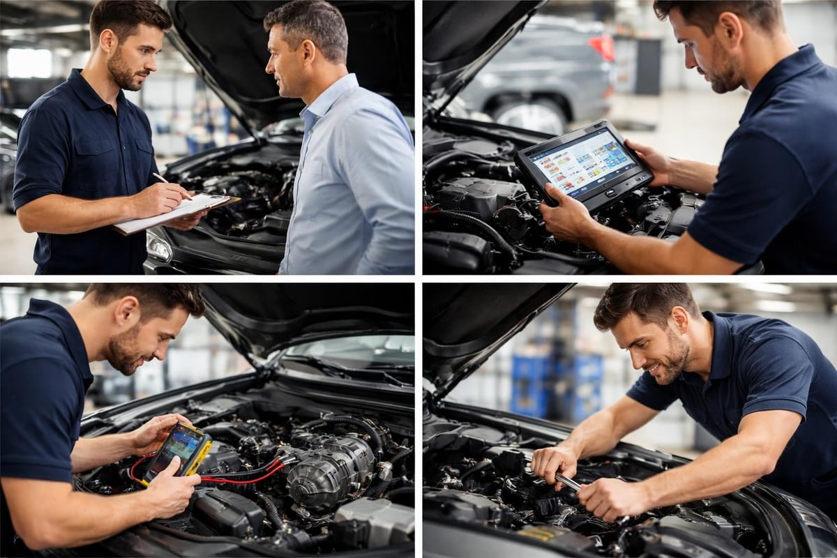 Volkswagen diagnostic workflow
