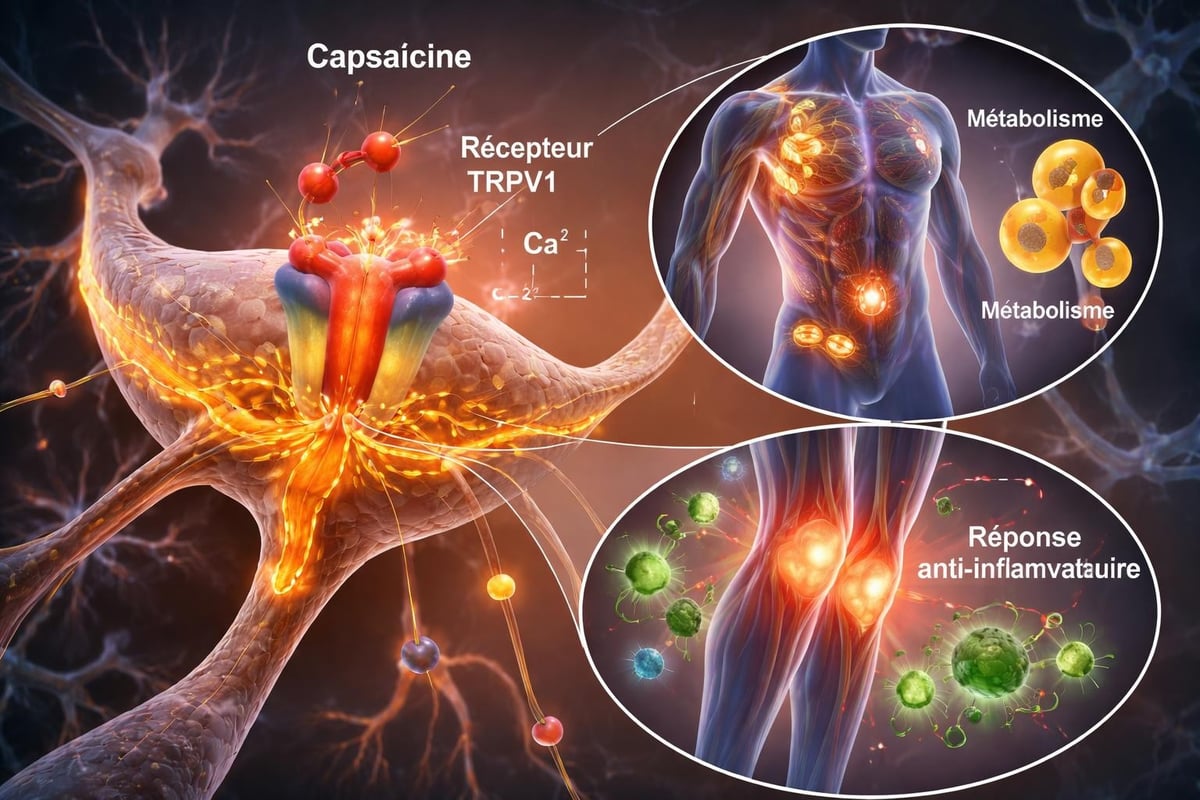 Capsaicin molecule interaction