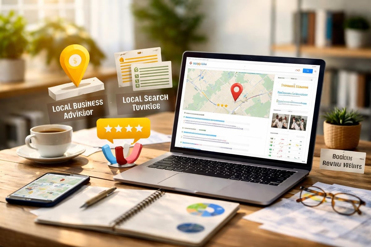 Local SEO components for financial advisors