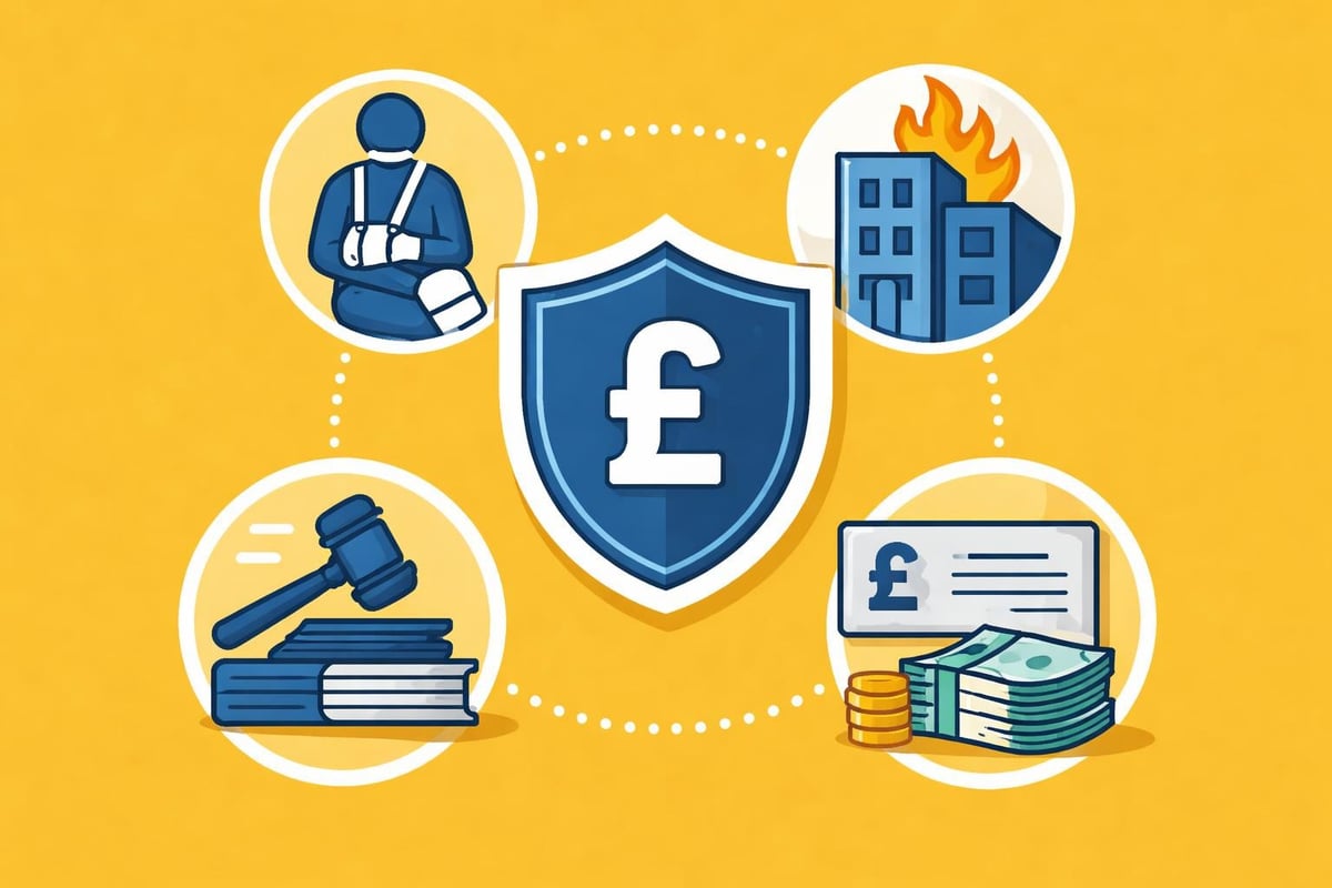 Components of business liability coverage