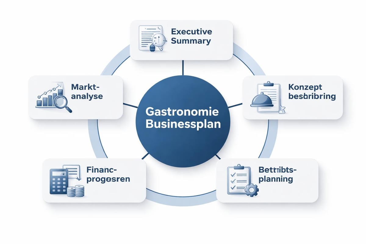Gastronomie-Businessplan Struktur