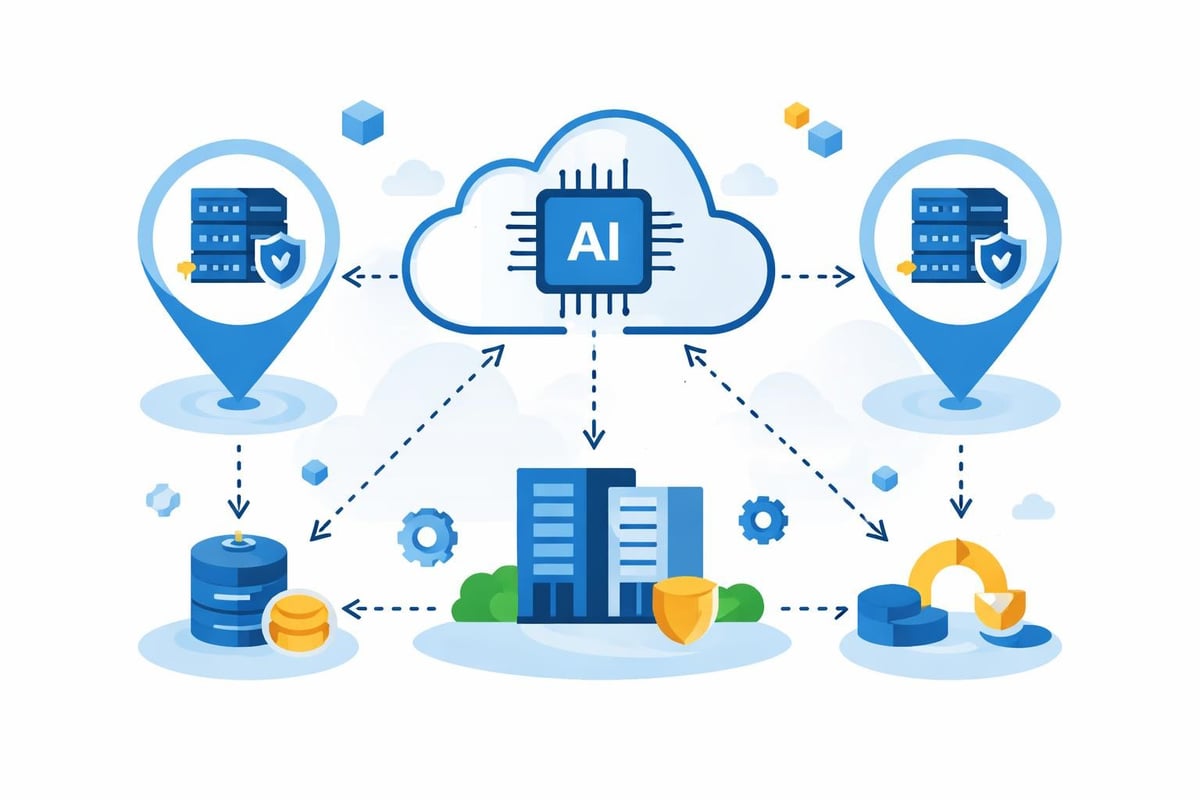 Hybrid cloud AI deployment