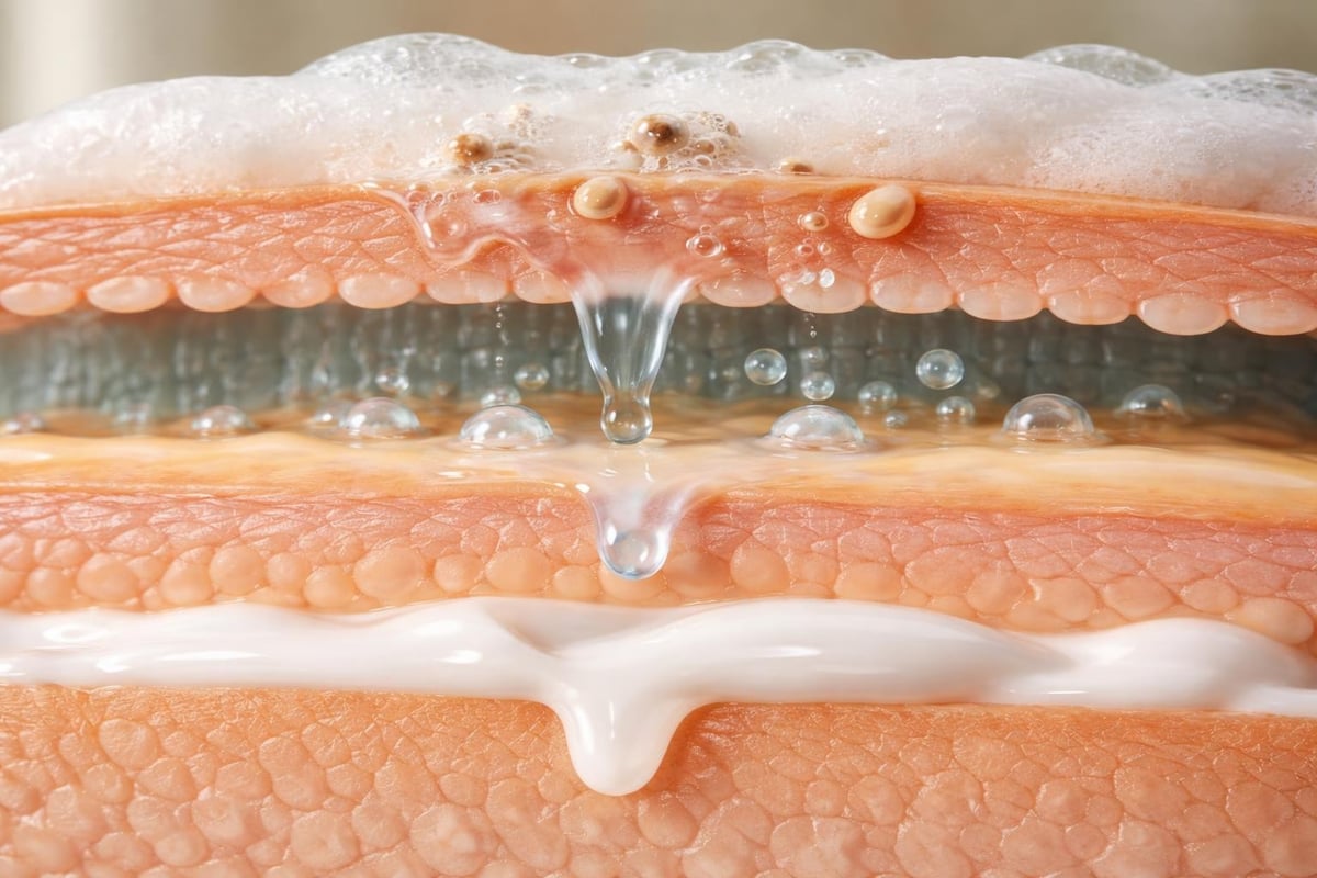 Skincare layering sequence