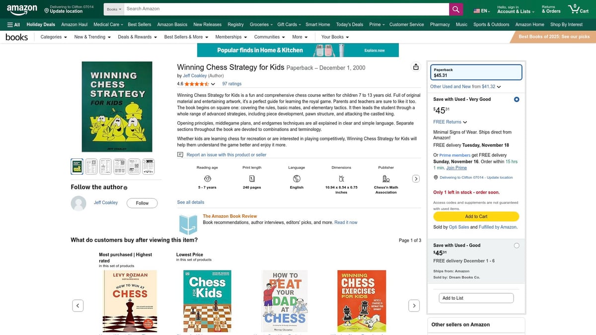 Top 7 Book Chess for Beginners Picks to Master the Game 2025 - Winning Chess Strategy for Kids