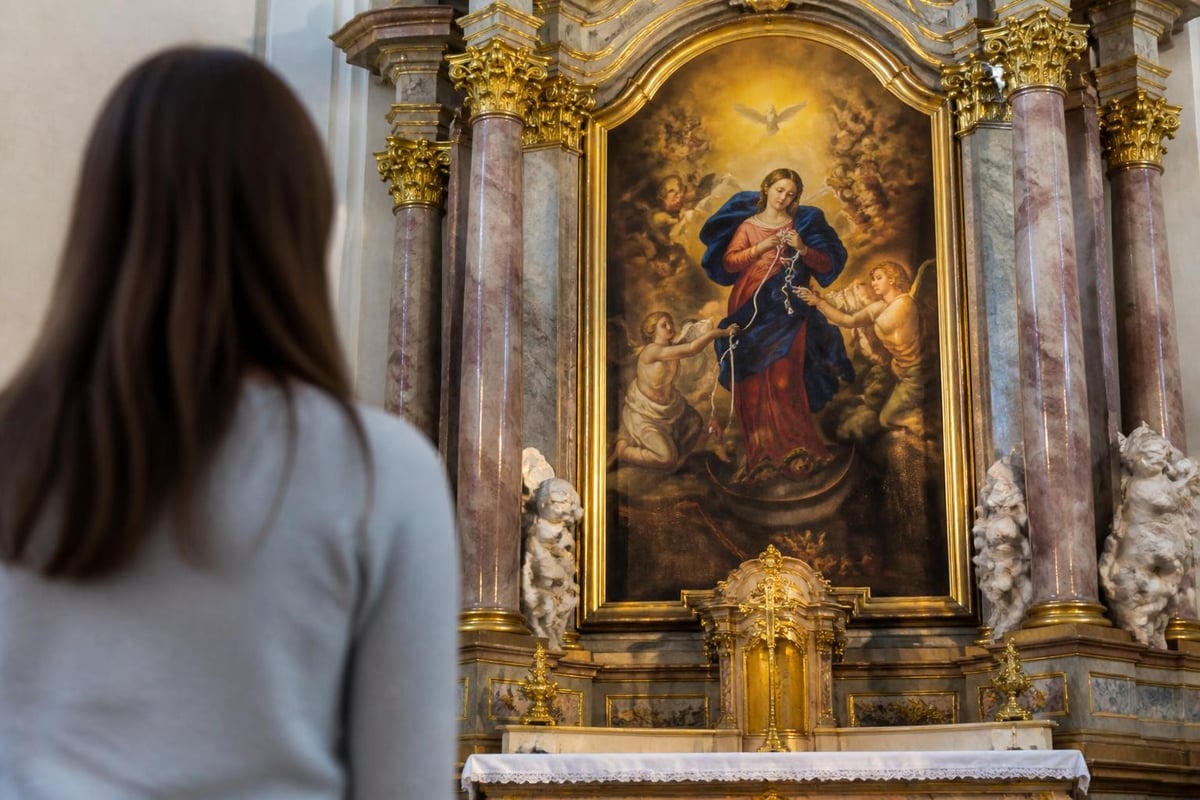Our Lady Untier of Knots painting origin