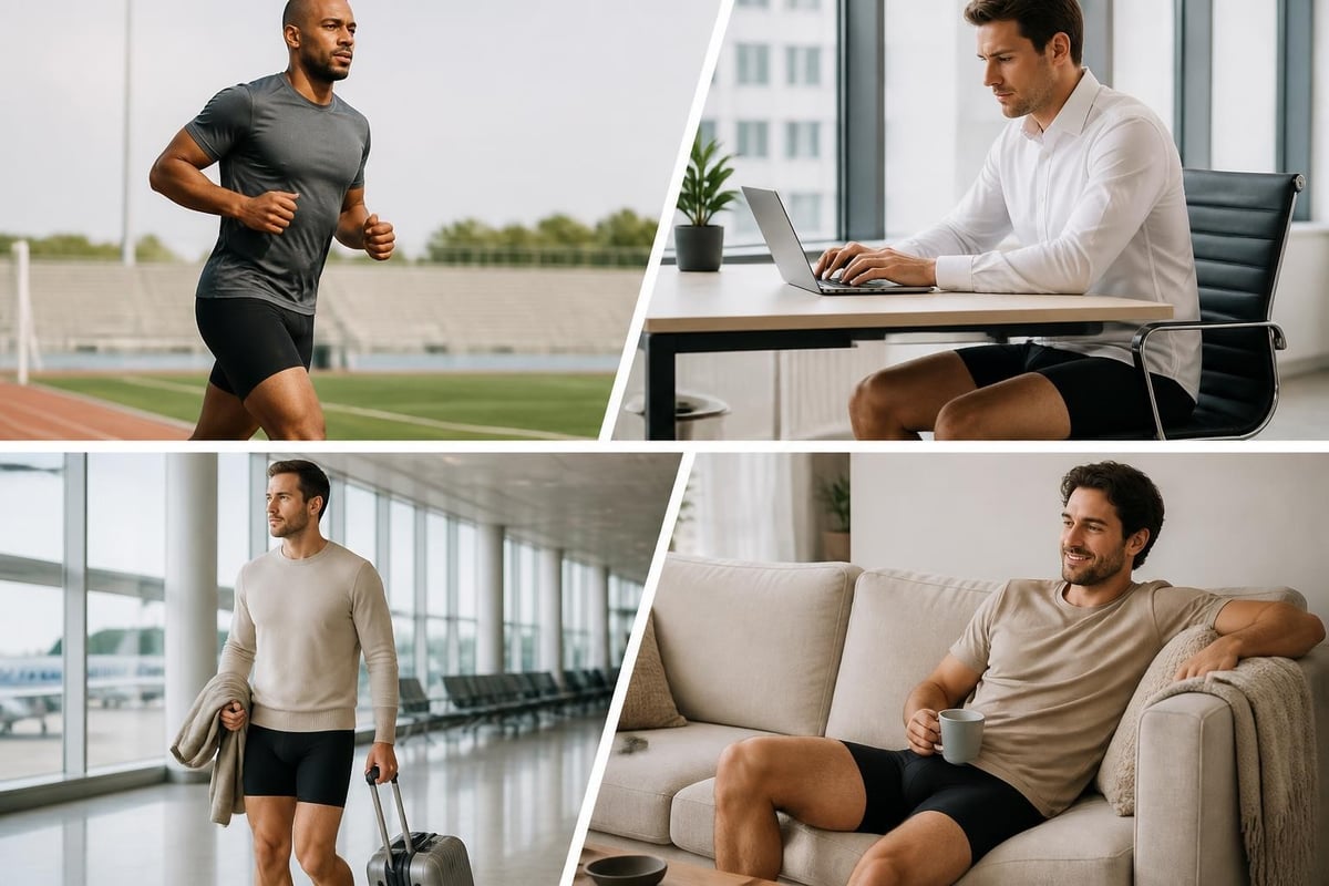 Daily activities requiring active underwear