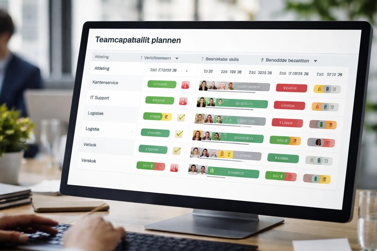 Capaciteitsplanning dashboard