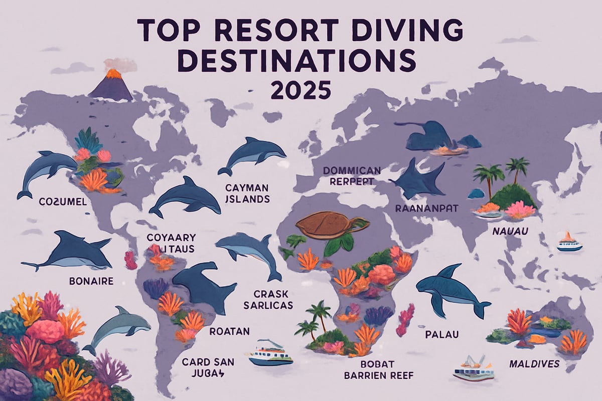 Top Resort Diving Destinations for 2025