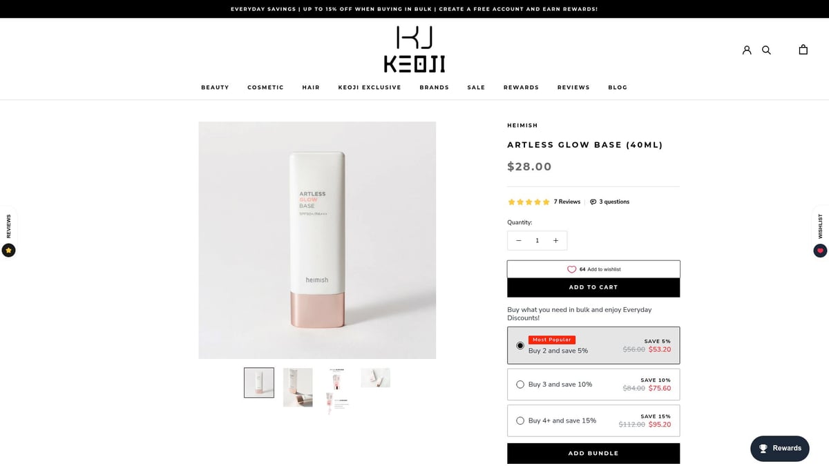 7 Best Korean Primer Choices for Flawless Skin in 2026 - Heimish Artless Glow Base SPF50+ PA+++