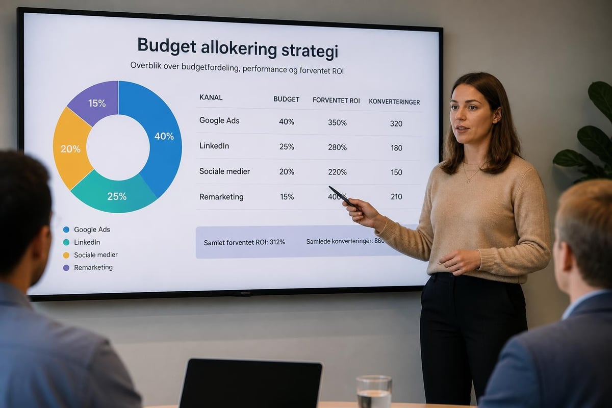 Budget allokering
