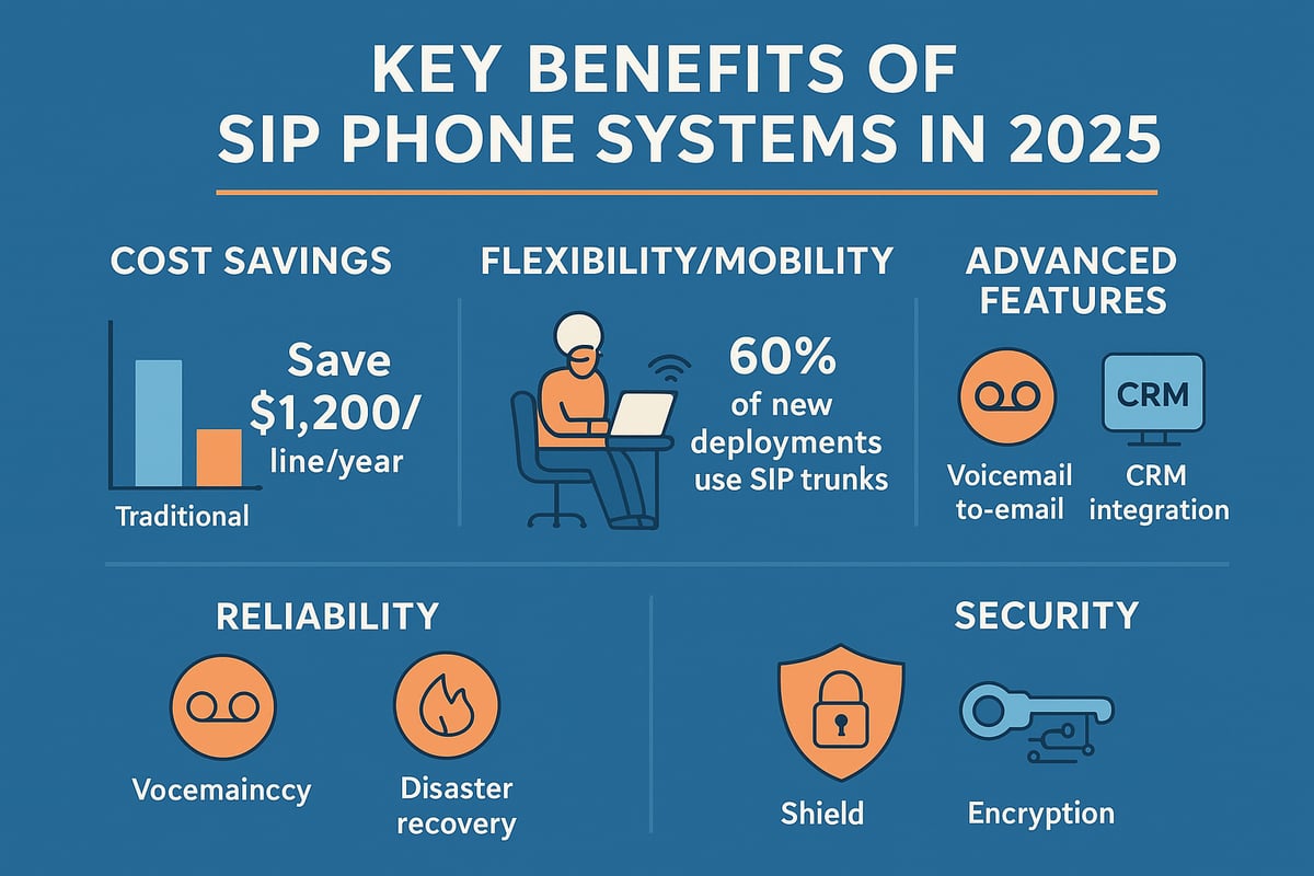 Key Benefits of SIP Phone Systems in 2025
