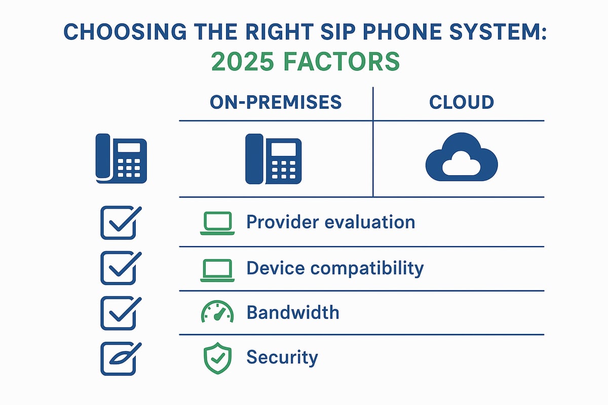 Choosing the Right SIP Phone System: Essential Factors