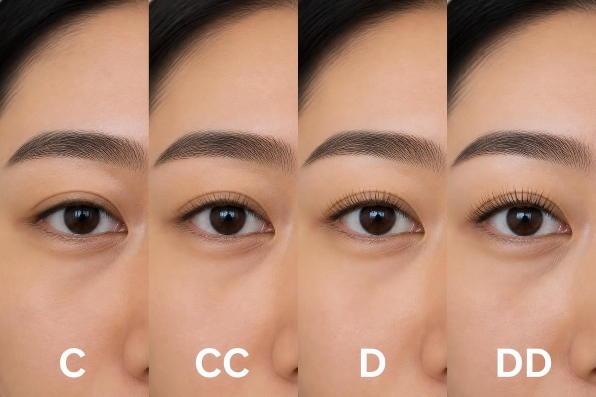 Different Lash Curls: Complete Guide for 2026 3 Dramatic curl comparison