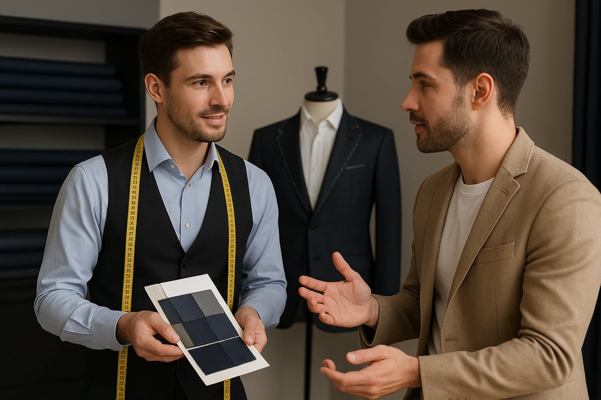 Le processus étape par étape de la création d'un costume de créateur sur mesure