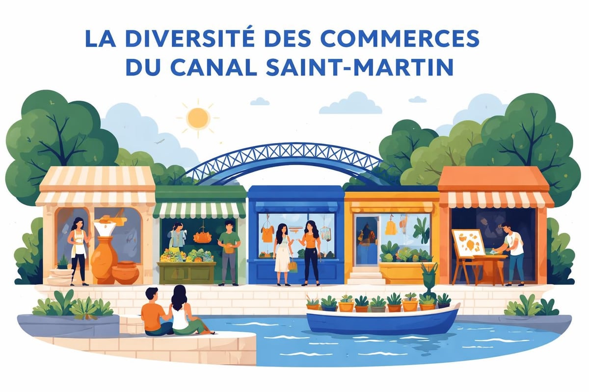 Commerces du canal Saint-Martin
