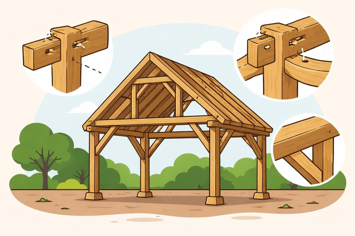 Traditional timber frame joinery techniques