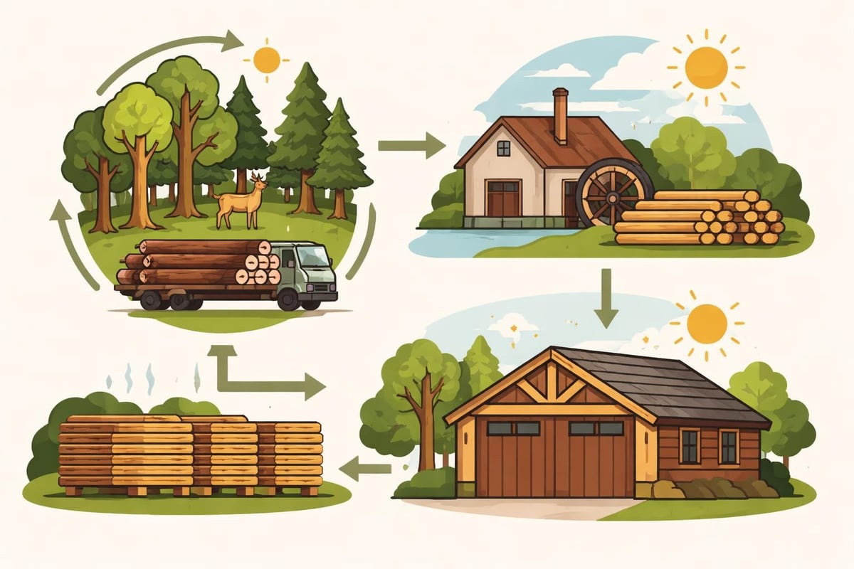 Sustainable timber lifecycle