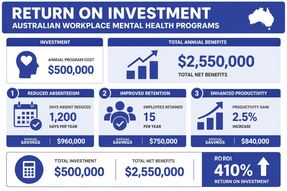 Workplace mental health ROI