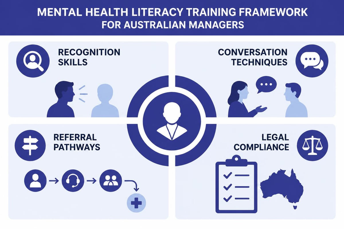 Manager mental health training components