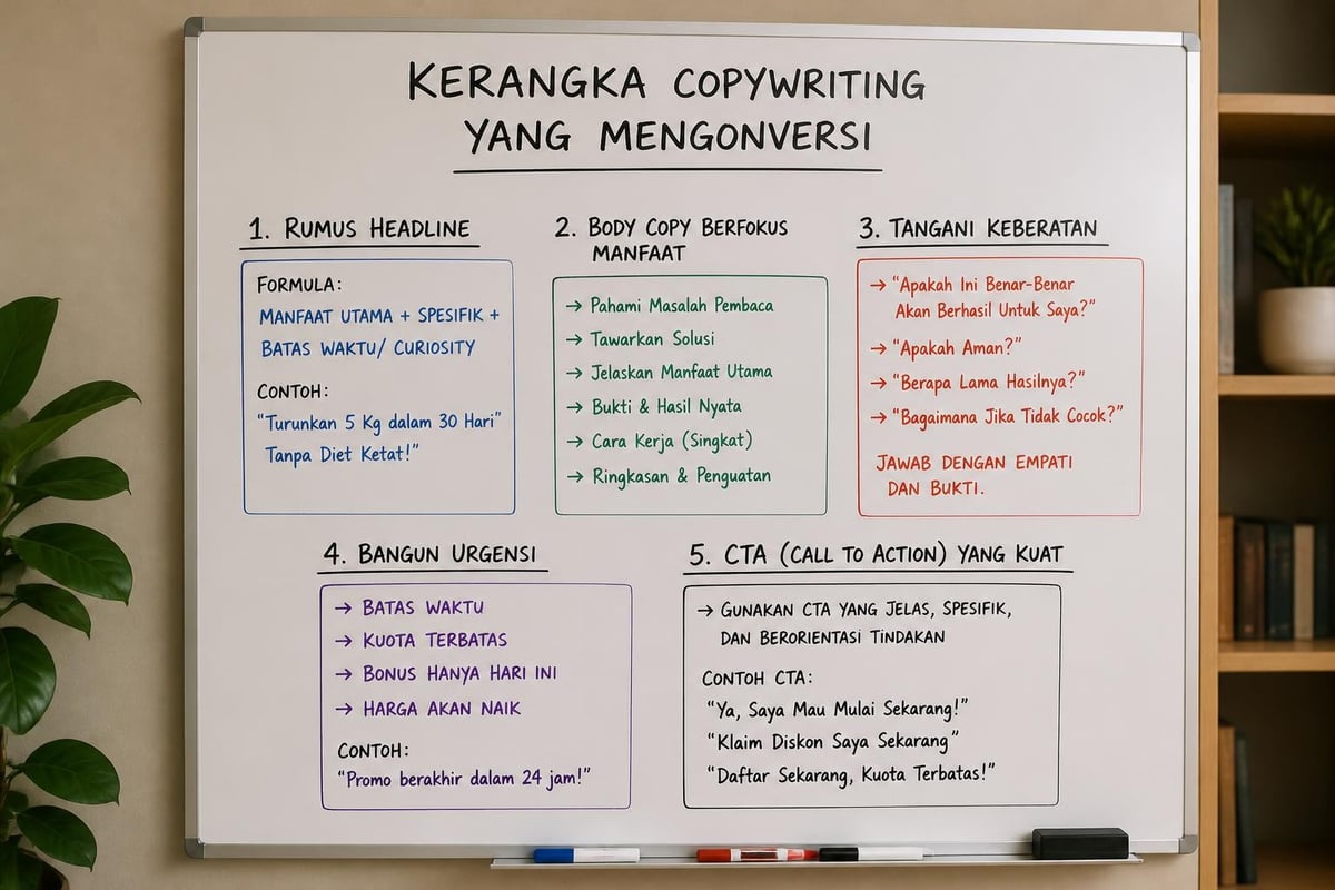 Landing page copywriting structure