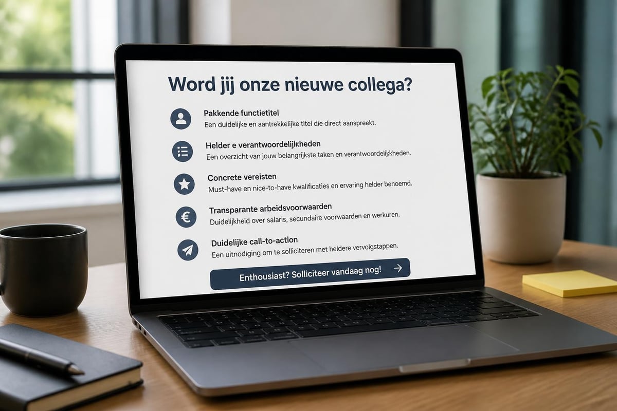 Elementen van effectieve vacaturetekst