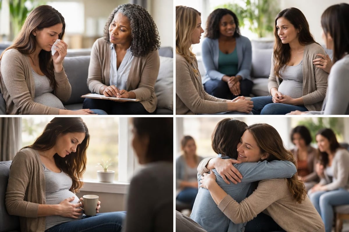Emotional support in pregnancy adoption