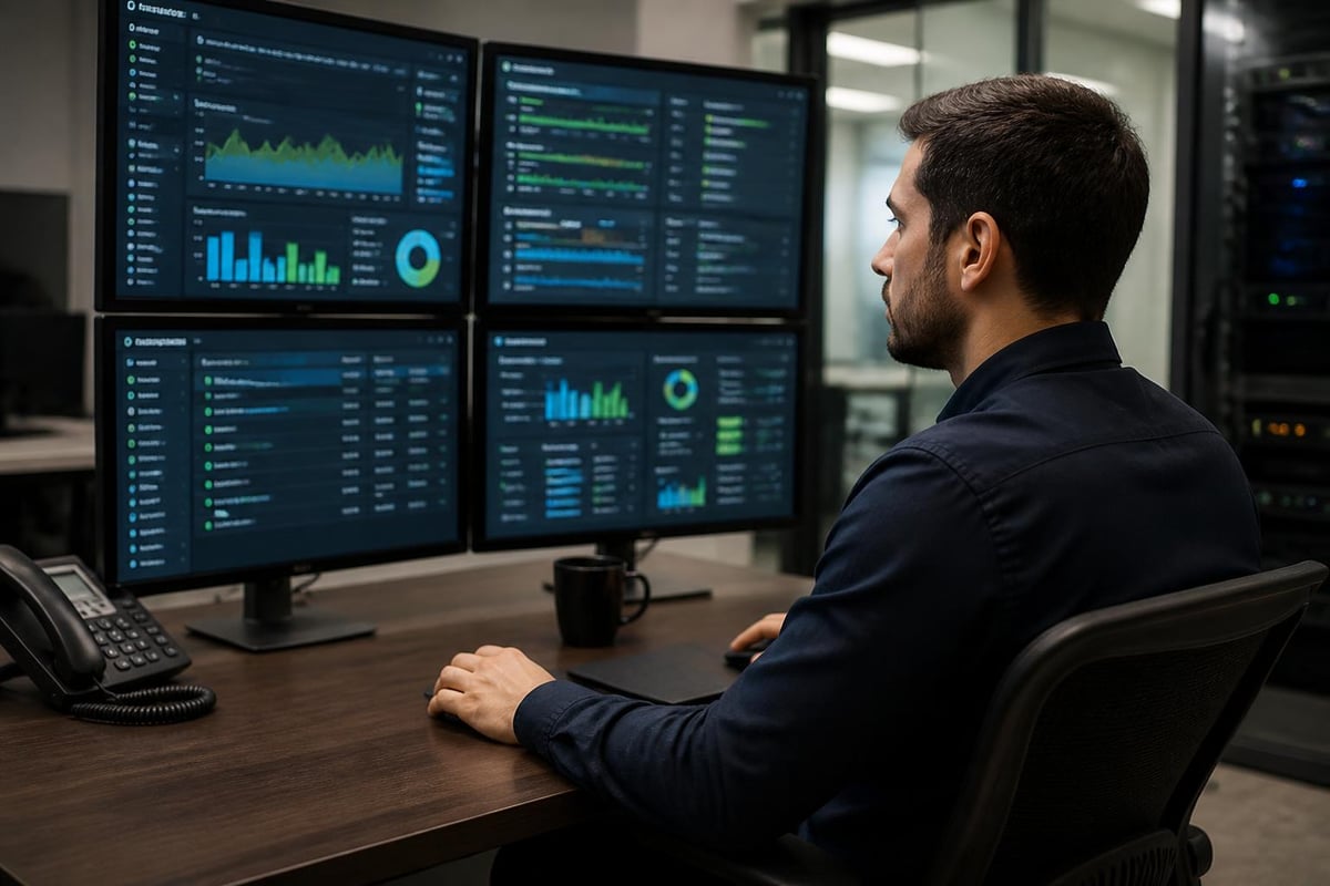 Network monitoring dashboard