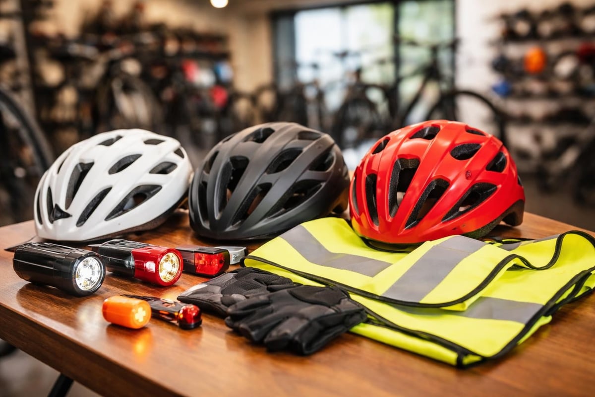 Cycling safety equipment selection