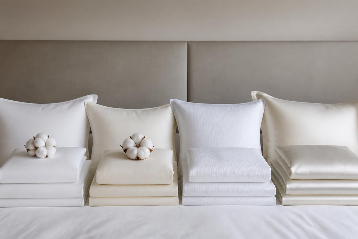 Luxury bedding materials comparison