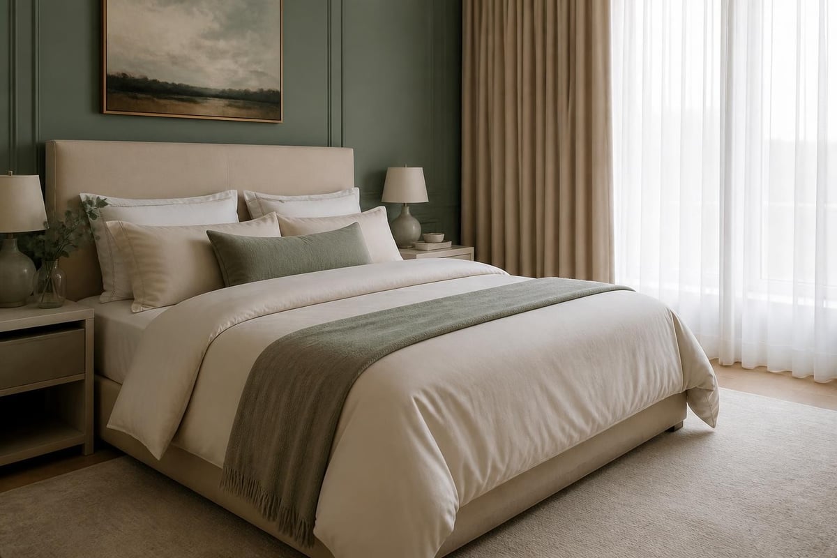 Bedroom colour coordination