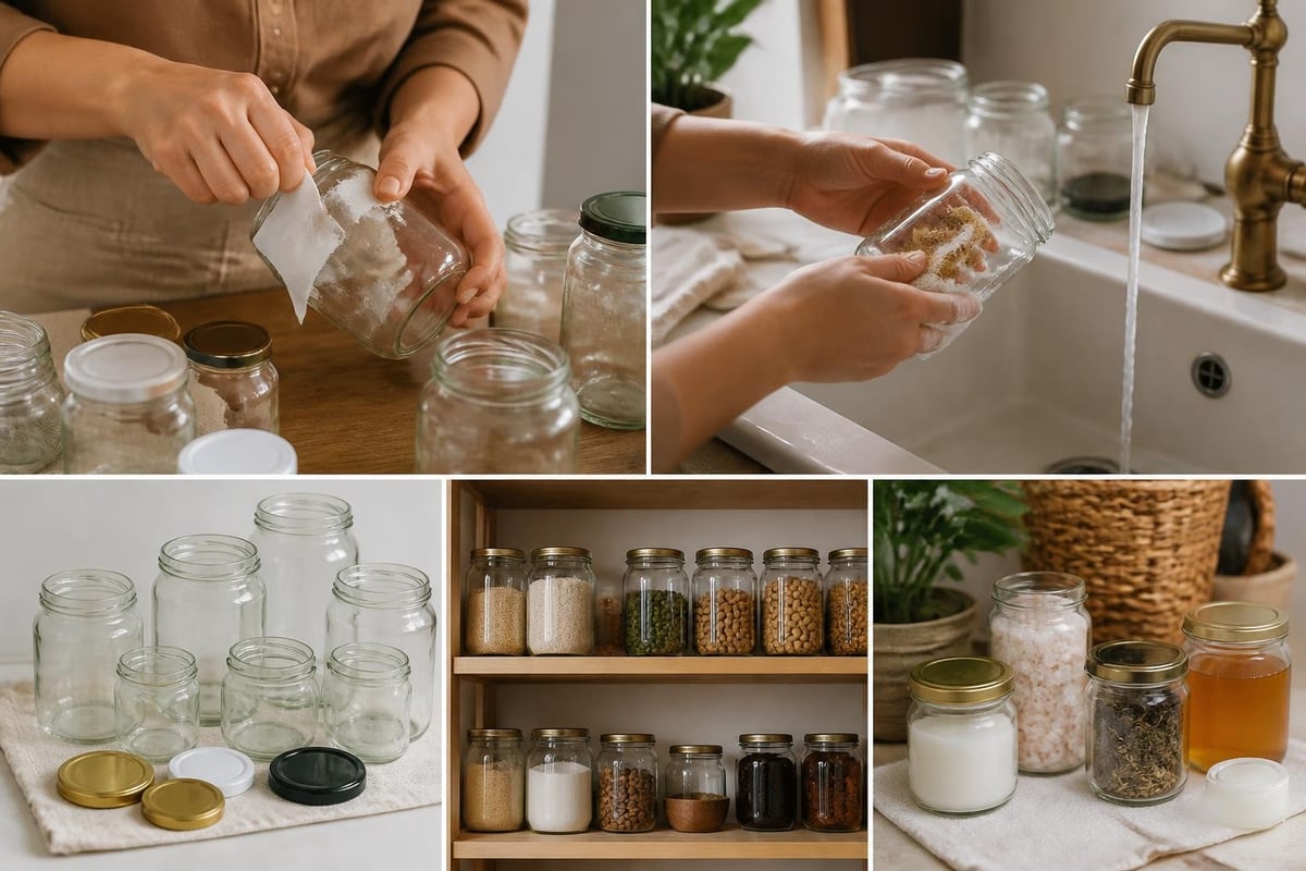 Repurposing jars for zero waste