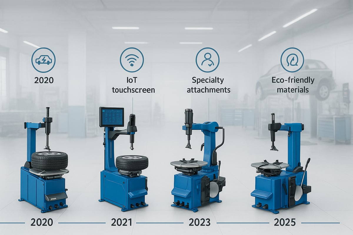 The Evolution of Tire Changer Equipment: 2020-2025