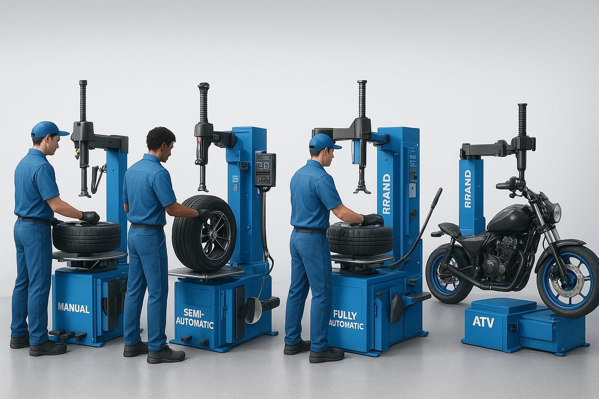 Types of Tire Changer Equipment for 2025