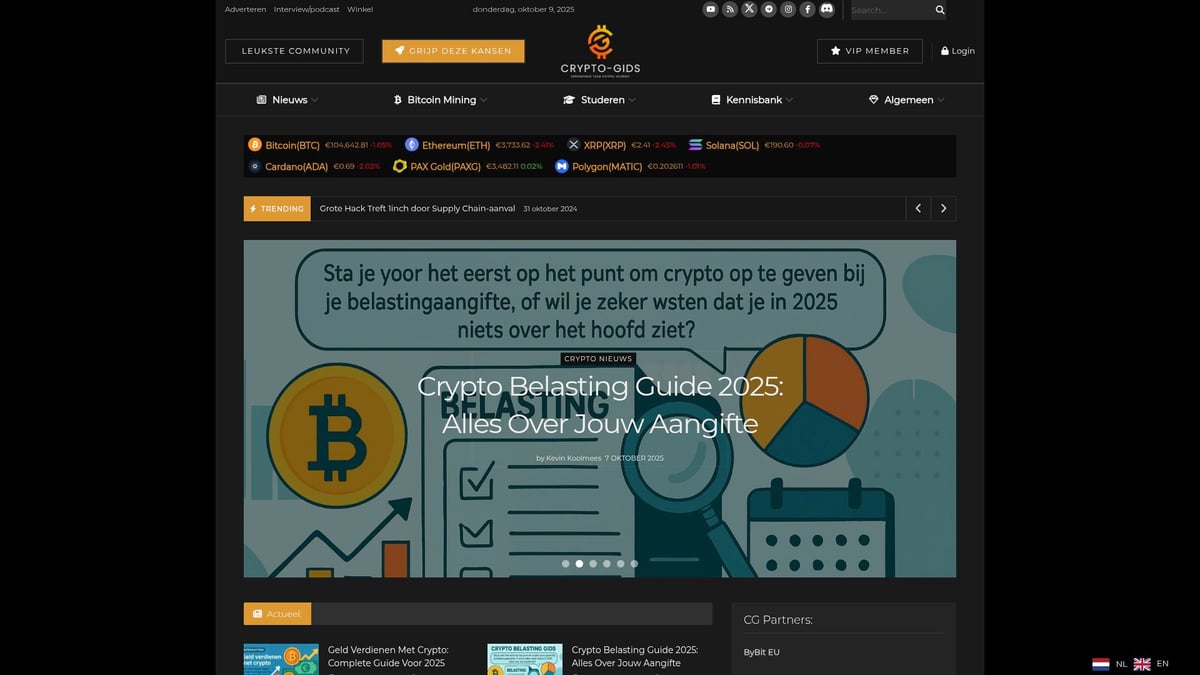 Dogecoins Gids 2025: Alles Wat Je Moet Weten - Dogecoin Educatie en Marktanalyses bij Crypto-Gids.nl