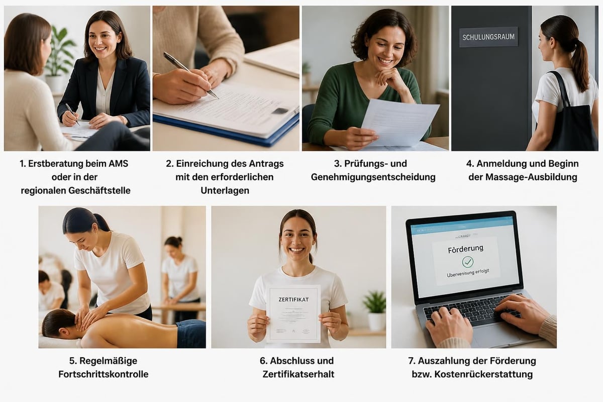 Förderungsprozess von der Antragstellung bis zum Abschluss
