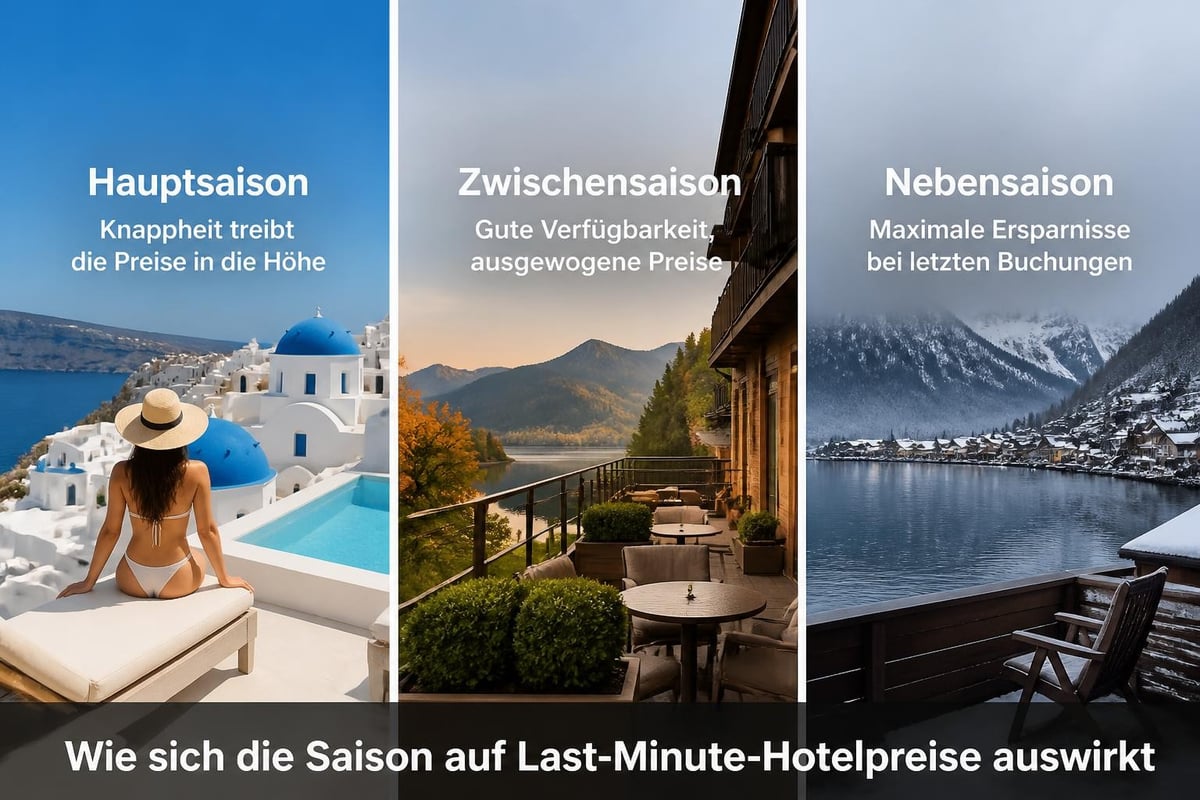 Seasonal booking patterns
