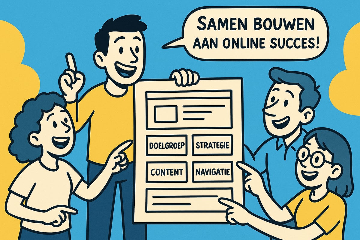 Stap 1: Strategie en Planning voor Website Opbouw