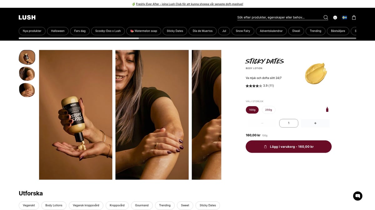 9 Best Body Lotions for Dry Skin 2025 – Moisture Boost for Softer Skin - Lush Sticky Dates Body Lotion – Softening and Fragrant