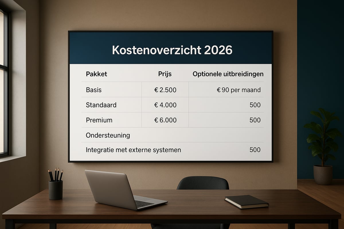 Kosten en Investering: Wat Kost een WooCommerce Webshop in 2026?