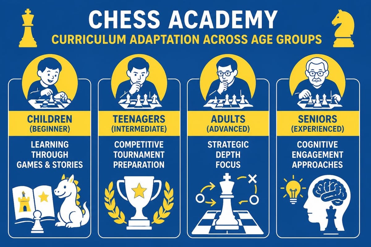 Age-appropriate chess instruction methods