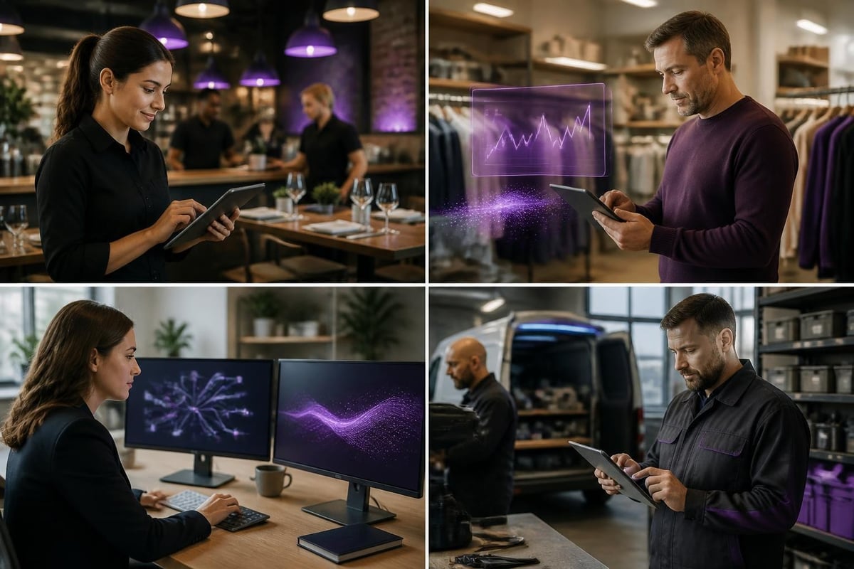 AI applications across business sectors