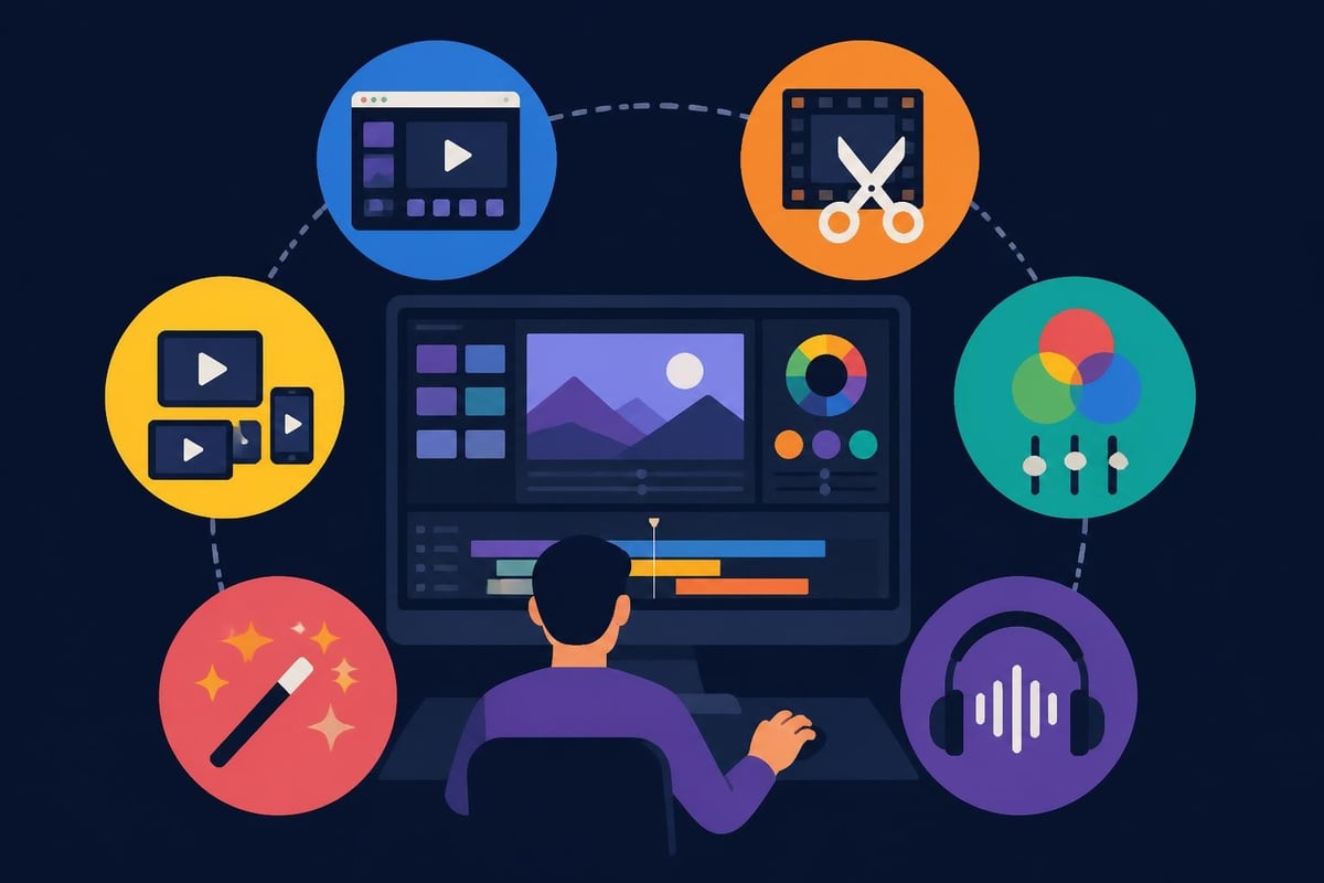 Video editing course curriculum structure