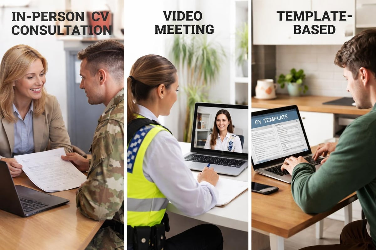 Evaluating CV writing services
