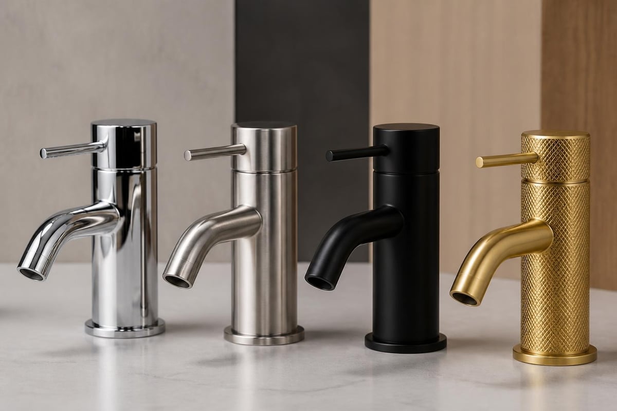 Kitchen handle finish options